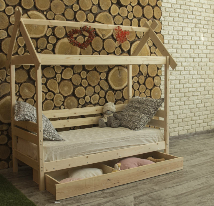 Кровати одноярусные, Детская кровать Избушка 80х160