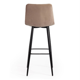 Стул барный Chilly, бежевый бархат