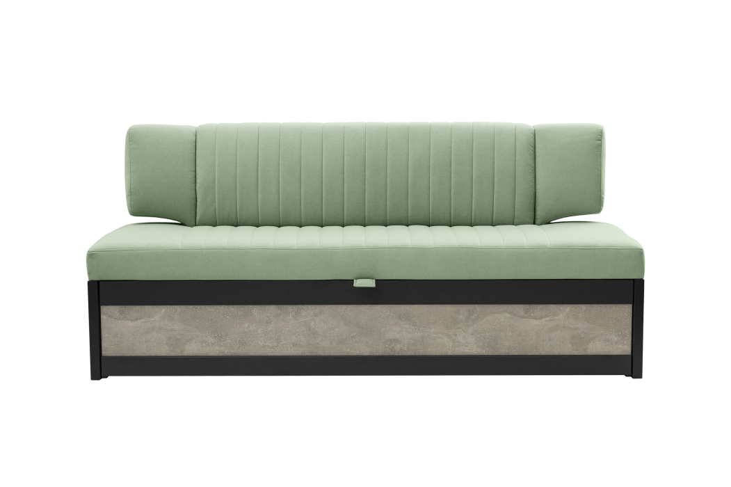 Диваны прямые кухонные, Прямой кухонный диван Парус 174 Ателье светлое