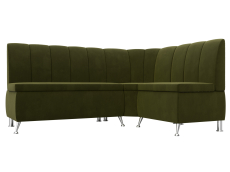 Диваны угловые кухонные, Диван кухонный угловой Кантри правый угол, микровельвет