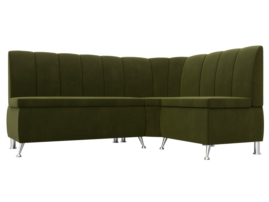 Диваны угловые кухонные, Диван кухонный угловой Кантри правый угол, микровельвет