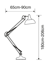 Торшер GOLIATH