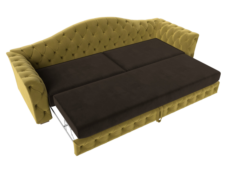 Диваны кровати со спальным местом, Прямой диван Артис, микровельвет