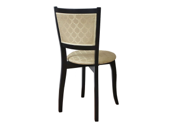 Стул С-33 / Тон 305 Черный / Андрис Бежевый Соты ( Комплект 2 шт. )
