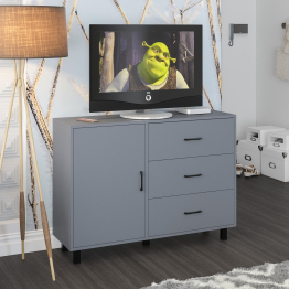 Комод-тумба три ящика и дверка РВК 122-1204