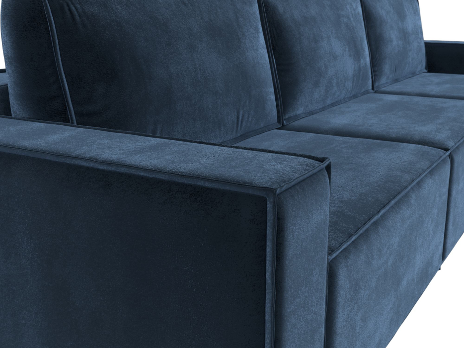 Диваны кровати со спальным местом, Диван прямой Куба лонг, велюр TOWER