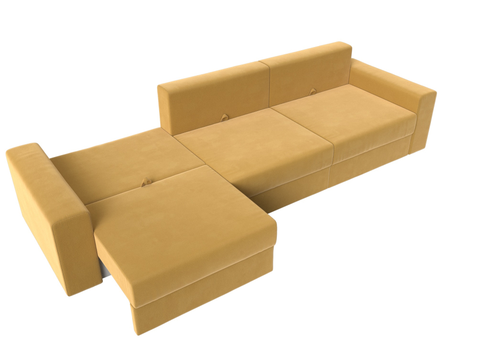 Офисные диваны, Диван прямой Майами Long, микровельвет