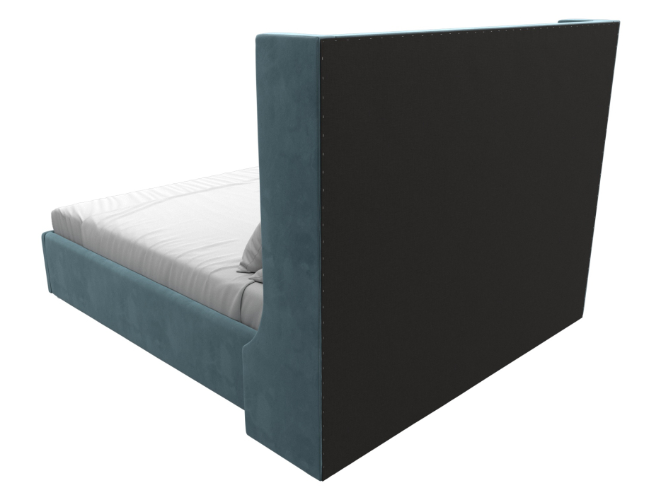 Мягкая кровать, Кровать интерьерная Ларго 160, велюр