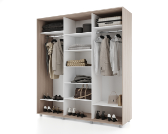 Шкаф-купе PRIME, 177х60 с зеркалом