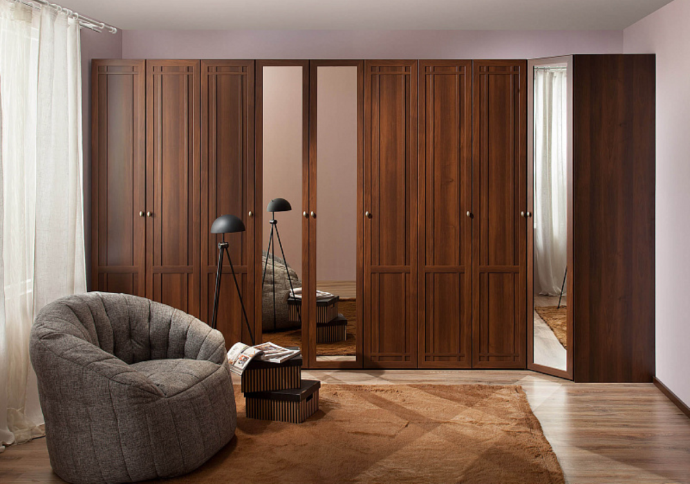 Угловые шкафы, Модульная система Sherlock (модуль 63) Шкаф угловой с зеркалом