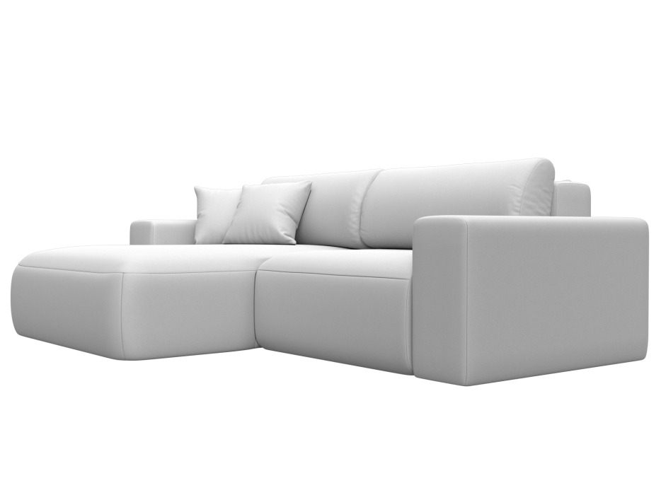 Диваны угловые в гостиную, Диван угловой Лига-036 НПБ Классик левый угол, экокожа GRIFON