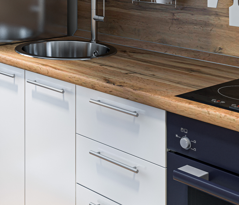 Кухонные гарнитуры, Кухонный гарнитур Регина Белый/Анна МДФ Белый глянец 2 м