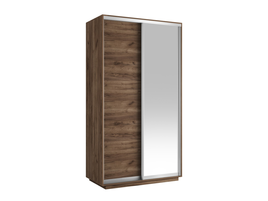 Шкафы-купе 2-х дверные, Шкаф-купе Экспресс Хит 2х дверный ДСП/Зеркало 120х60х220