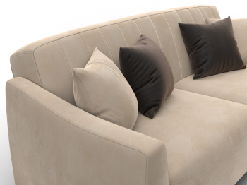 Диван-книжка Лига-095 НПБ , велюр SEVEN