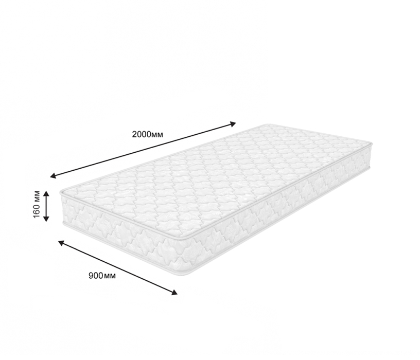900 x 2000, Матрас ARMOS Brilliant Mousse (Jacgard) 90х200 см
