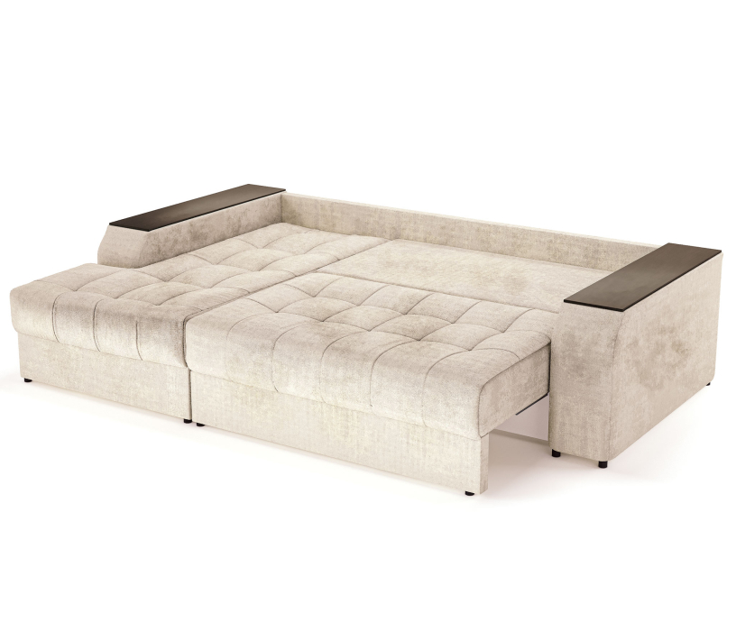 Диваны угловые в гостиную, Угловой диван-кровать Лас-Вегас левый, шенилл