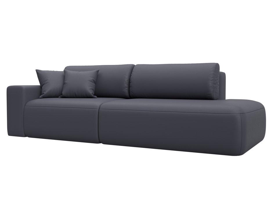 Диваны еврокнижки, Диван прямой Лига-036 НПБ Модерн подлокотник слева, экокожа GRIFON