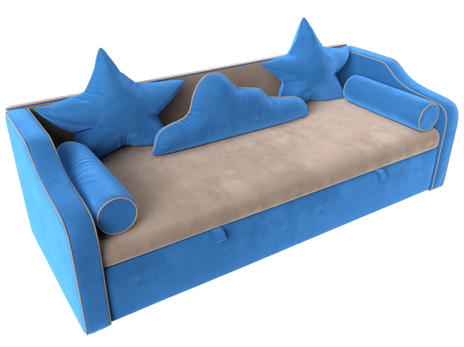 Детские кровати, Детский диван-кровать Рико, велюр