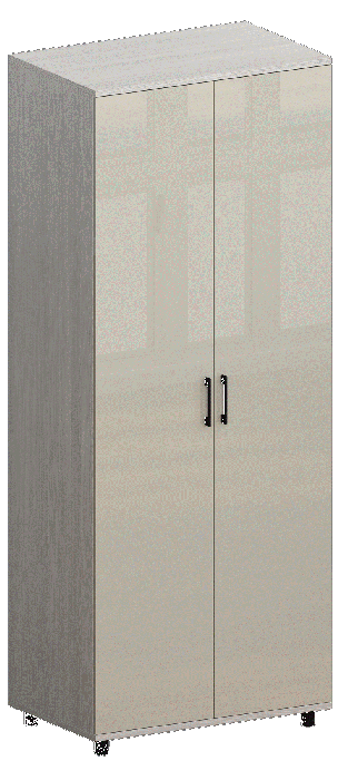 Шкафы двухстворчатые, Модульная система Грейс Шкаф ШК-5002  Снежный Ясень