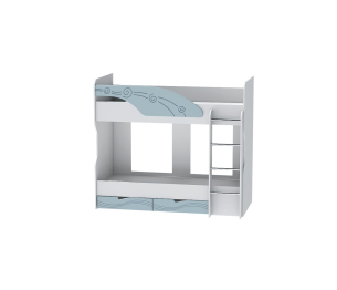 Кровать 5 МДФ Бриз Волна