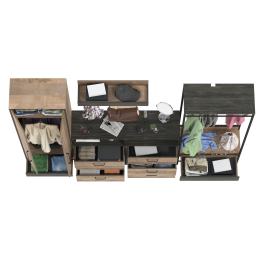 Пять модулей в стиле лофт для прихожей Трувор