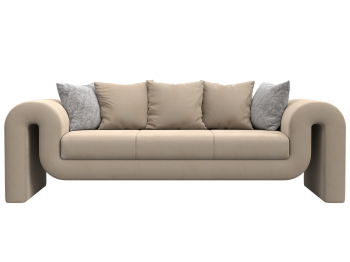 Диван прямой Волна, велюр