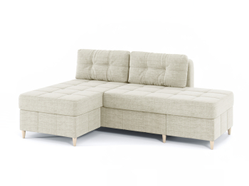 Диван-кровать угловой Оливер Люкс 2 еврокнижка-трансформер, рогожка