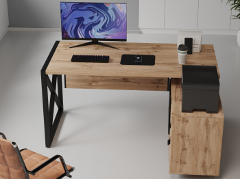 Стол рабочий универсальный Калифорния Хардвиг СР01 ЛДСП