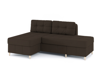 Диван-кровать угловой Оливер Люкс 2 еврокнижка-трансформер, велюр