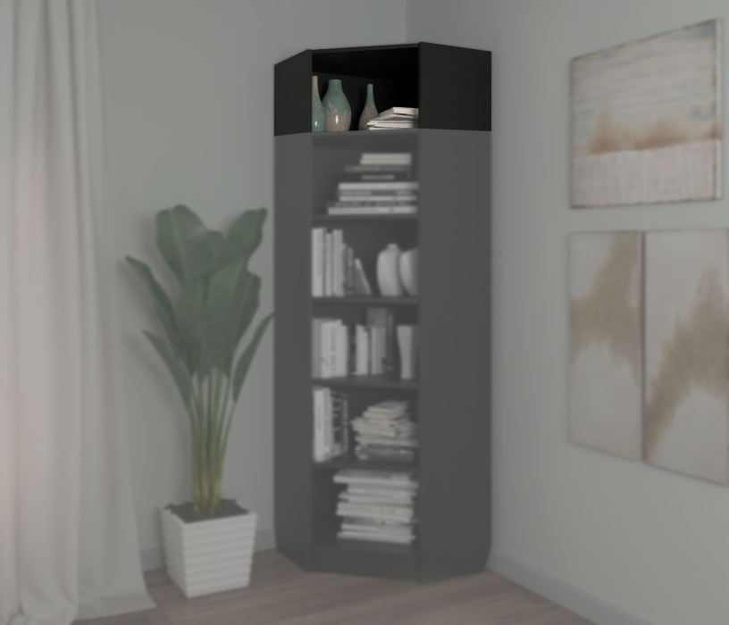 Открытые, Надстройка Бетти угловая 550х550х280х350