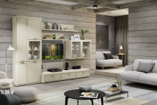 Стенки для гостиной, Модульная гостиная Карина композиция 1