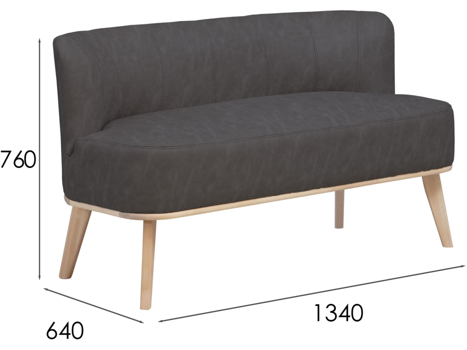 Диваны прямые, Диван Мебелик Жирон