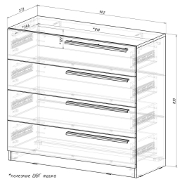 Комод КМ-02 Айрон