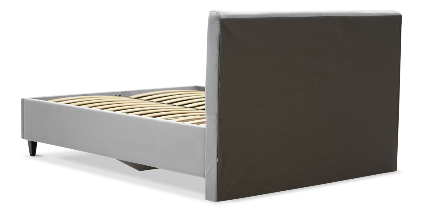 Мягкая кровать, Двуспальная кровать СЕЛИНА 180х200, с подъемным механизмом, велюр