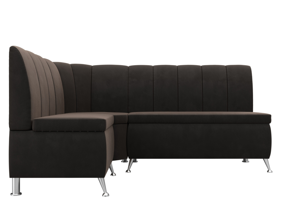 Диваны угловые кухонные, Диван кухонный прямой Кантри левый угол, велюр