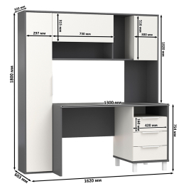 Рабочий стол Mobi Комфорт 12.95N
