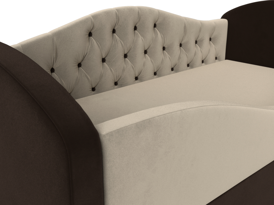 Кровати одноярусные, Детская кровать Сказка Люкс, микровельвет