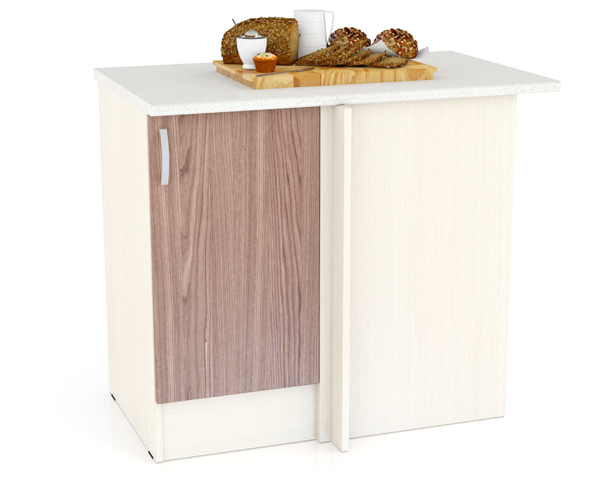 Кухонные шкафы, Стол Мери ШНУ1000 нижний угловой 100 см. 