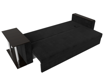 Диван прямой Атланта со столом слева, велюр