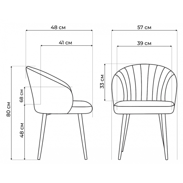 Стулья, Стул на металлокаркасе Бэнбу крутящийся marseille данс (чёрный)