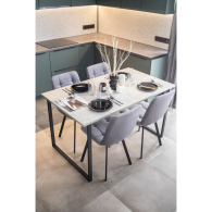 Обеденные столы, Деревянный стол Лиман 140 х 80 (черные ноги)