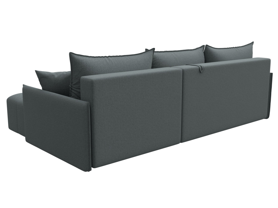 Диваны угловые в гостиную, Диван угловой Лига-054 НПБ угол универсальный, рогожка Амур