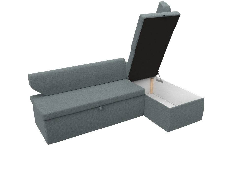 Кухонные уголки, Диван кухонный угловой Омура правый угол, рогожка Амур 