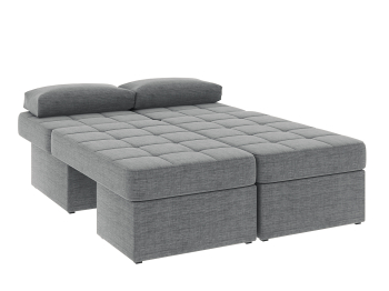 Диван-кровать угловой Оливер еврокнижка-трансформер, рогожка