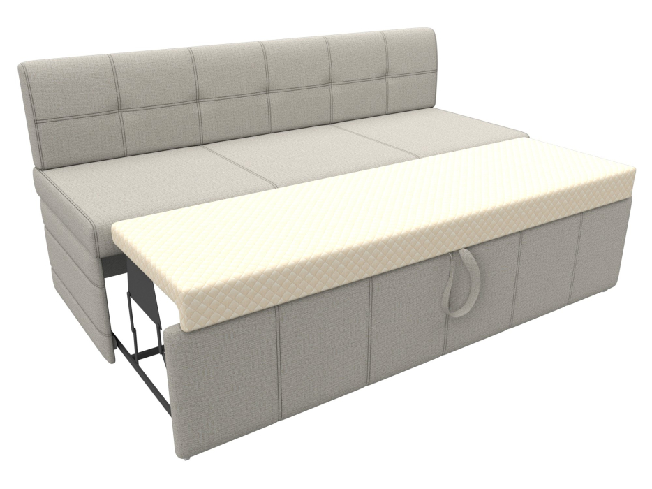 Диваны прямые кухонные, Диван кухонный прямой Лео, рогожка Амур