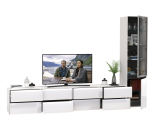 Стенка в гостиную модульная Сидней № 129