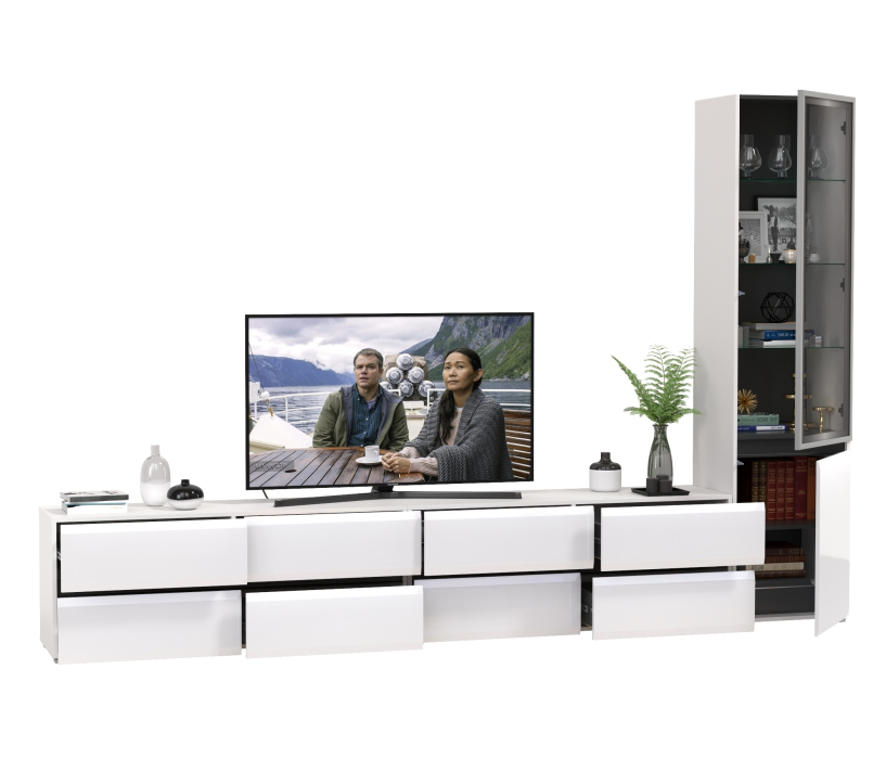 Стенки для гостиной, Стенка в гостиную модульная Сидней № 129