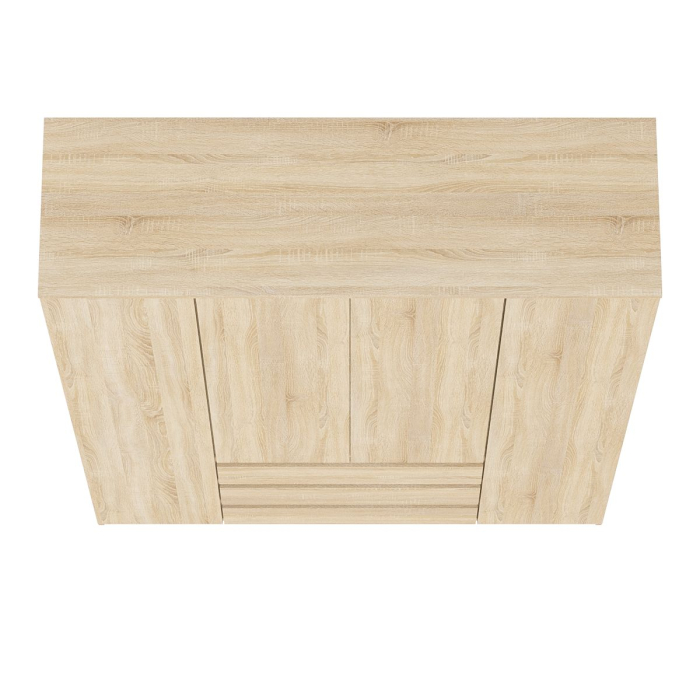 Шкафы распашные, Шкаф-комод с тремя ящиками и четырьмя дверками Мори МШ1600.1