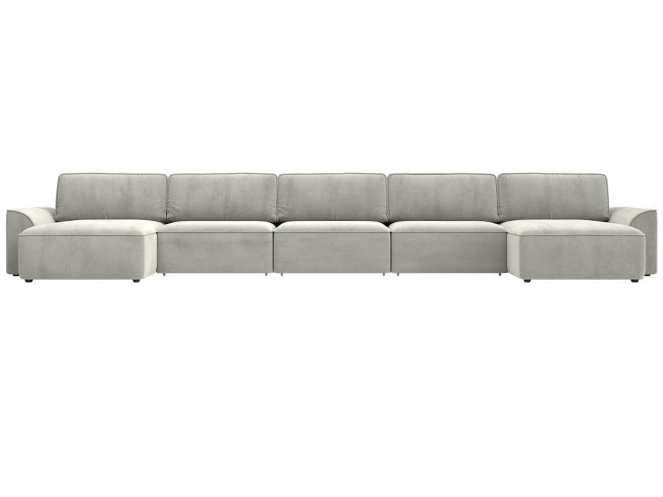 Диваны еврокнижки, Диван П-образный Лига-048 НПБ МегаЛонг, велюр TOWER