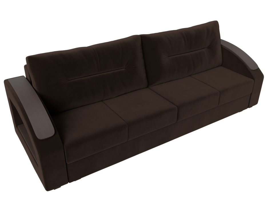 Диваны кровати со спальным местом, Диван прямой Канзас, микровельвет